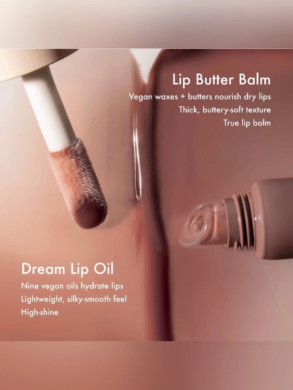 Summer Fridays Dream Lip Oil for Moisturizing and Sheer Coverage in Warm Beige